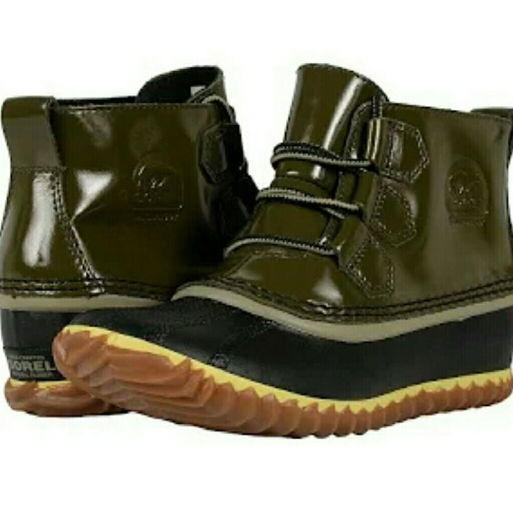SOREL Out N About Rain Boots Nori Size 9
